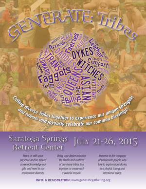 2015 Generate Tribes Gathering Call Flyer Page 1