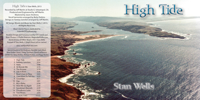 image: "High Tide" CD Cover — Aerial View of Dillon Beach